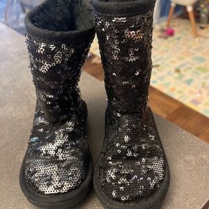 Stuart weitzman sequin boots toddler size 7